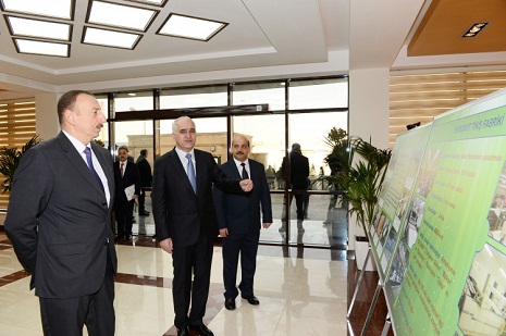 President Aliyev attended the opening of sewing factory in Sumgayit - PHOTOS